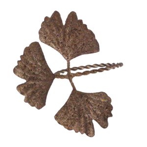 Serviettenring Blätter aus antikem Metall