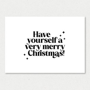 Kerstkaart | Have yourself a very merry Christmas