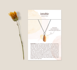  Amazonite pendant necklace, natural stone, calming and soothing properties, simple and elegant design, silver-tone chain.