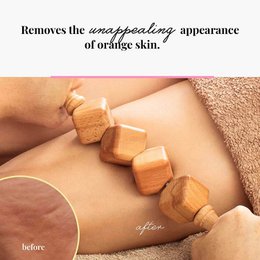 Terninger Træ Cellulite Massage Roller Lymfedrænage Massager Maderotherapy