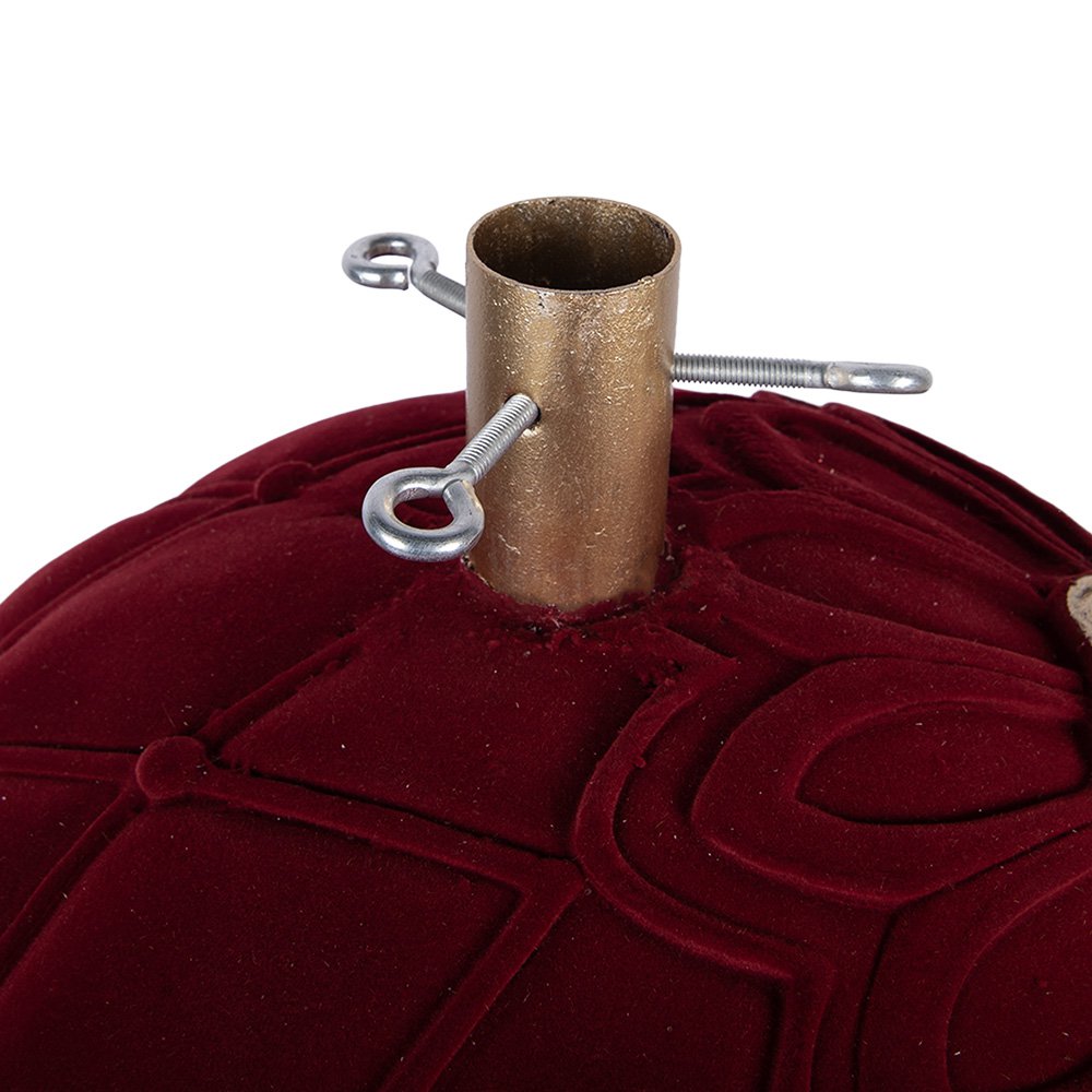 Kerstboom Standaard Kerstbal 42x40x43 cm Rood Keramisch materiaal