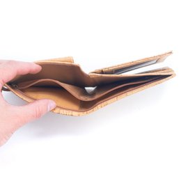 Naturlig rustik kork pung til mænd BAG-2232