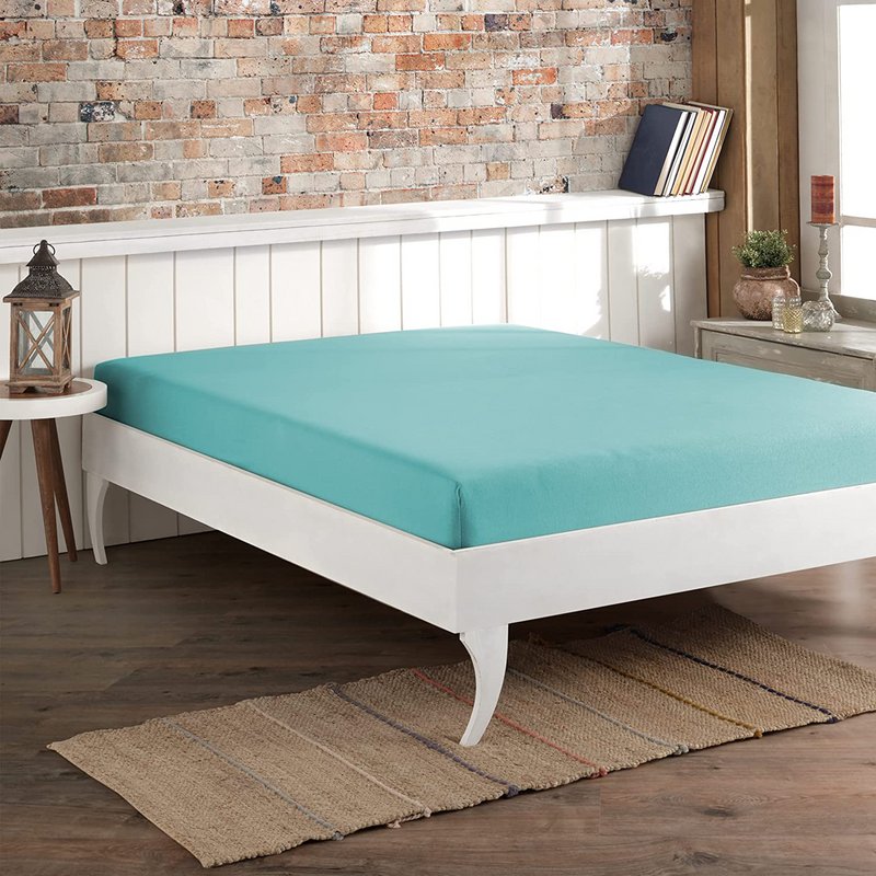 Double Fitted Sheet - 100% Cotton - 135x200cm