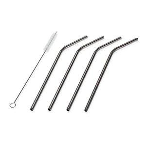 4 STUKS ROESTVRIJ STALEN STRO