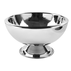 Punchbowl KALAS Edelstahl silberfarben 43 cm (D) 25 cm (H)