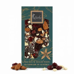 Chocolat noir premium - amande, cerise