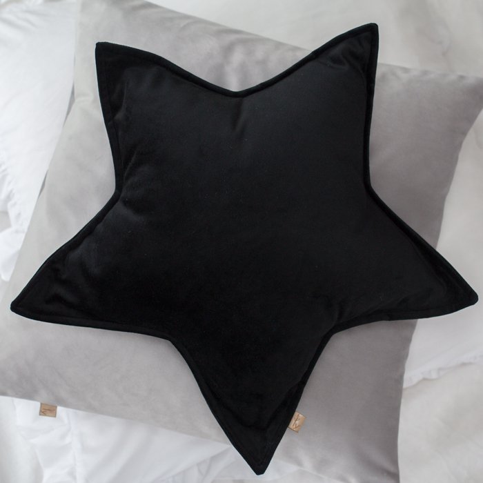 VELVET STAR PILLOW (9 colours) S size