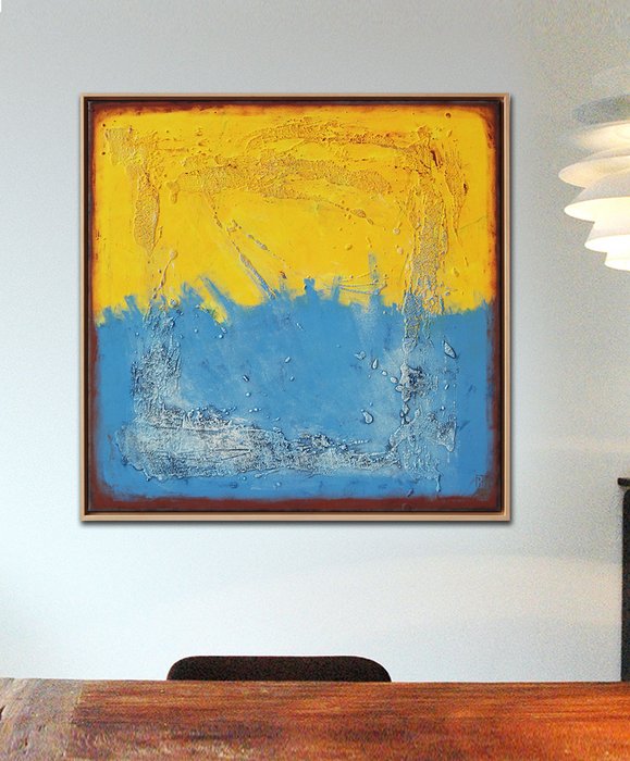 Schilderij met Lijst - Once in Yellow