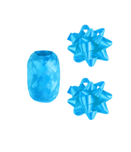 Geschenkzubehör - Babyblaues Set