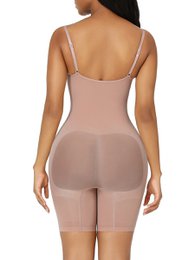 Sculpting Bodysuit Shapewear - Mid Thigh - Black