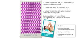 Akupressurmatte, 100 % Bio-Textilien CLIMSOM Zen