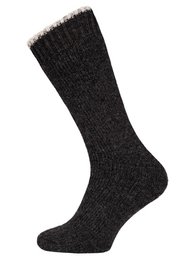  Warm wool socks in ecru and anthracite colors, available in sizes 35-38, 39-42, 43-46, and 47-50.