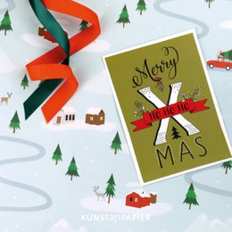 Papier cadeau Noël Chris