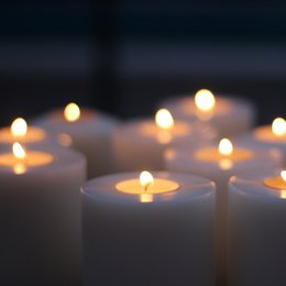 Zonde! Tealight Holder Permanente kaarsentrend warm wit ∅ 7 cm