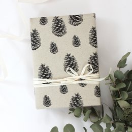 Inpakpapier vel van graspapier, 50x70cm, kegels