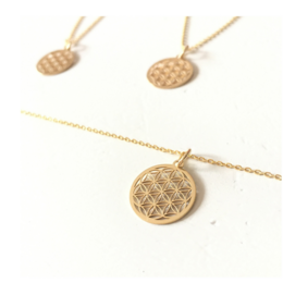 Kette Blume des Lebens 925