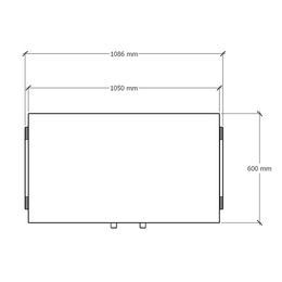 Komoda Polly Basic z drzwiami - Zielona
