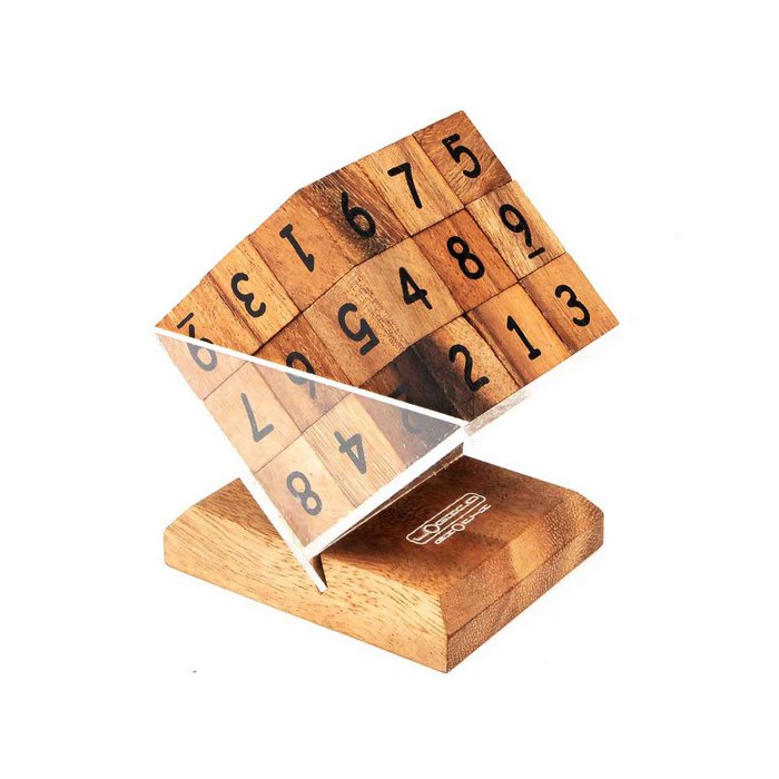 Logic Giochi Cube Sudoku en Bois, LG624, 11,3 x 8,5 x 12,5 cm