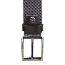 Leather Women's Belt Or Leather Men's Belt With Print Genuine Leather 4 cm Wide