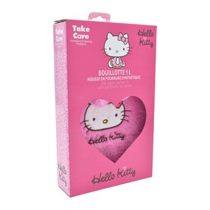 😍Hello Kitty, Hot Water Bottle, with Cover, Hot Water Bottle for Hot Therapy, Hot Water, Rubber, Cold, Winter, Child, Adult