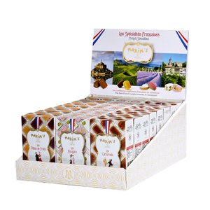 Display 24 cardboxes of 3 French Specialties