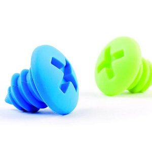 Design-Flaschenschrauben blau und grün