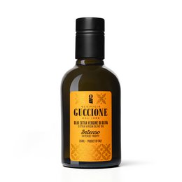 Premium extra virgin olive oil in a 250ml bottle with an orange label.