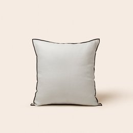 Rectangular beige and black cushion cover with a bumblebee design. Available in multiple sizes.