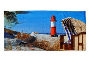 Badhanddoek Seedesign, 140x70cm