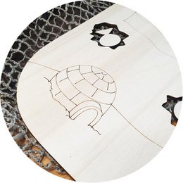 Trofast indsats Ikea Flisa bord. Vinter tema