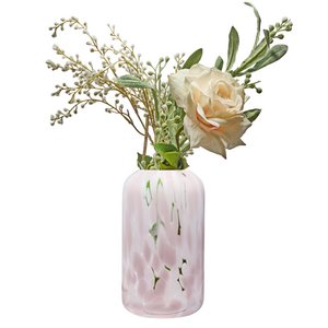Lava Pink Glass Vaas - Decoratieve vaas