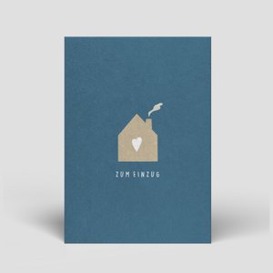 Card to move in "Beautiful here" - fair, ecological and sustainable