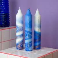 Adventskerze Kobaltblau, Weihnachtskalender