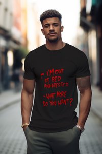 Banksy's Graffiti T-shirt Unisex - I'm Out of Bed