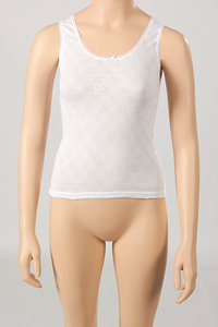 6er-Pack ärmelloses Mädchen-Jacquard-Shirt 2100