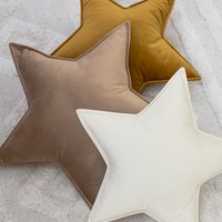 VELVET STAR PILLOW (9 colours) M size
