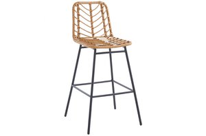 TABURETE ALTO JAVA RATTAN SINTETICO PE. OK1516