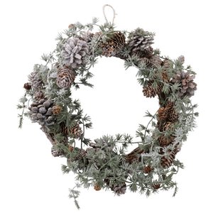 Wreath with pine cones 32cm