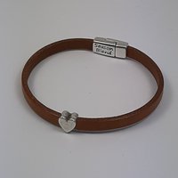 Semplice heart Squeeze antique silver