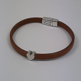 Semplice Herz Squeeze Antik Silber