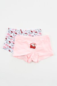 Lot von 30 Einheiten | 2er-Set Hello Kitty Shorts für Kinder | Offiziell lizenzierte Produkte | SUN CITY-Gruppe
