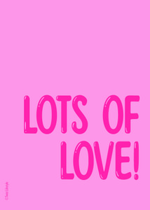 Poster Lots of love!