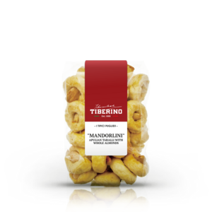 Taralli "Mandorlini" - Apulian Taralli met hele amandelen