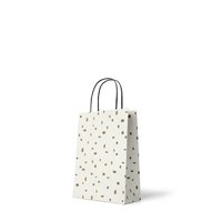 Draagtassen S Minimal Dots wit/goud 25st