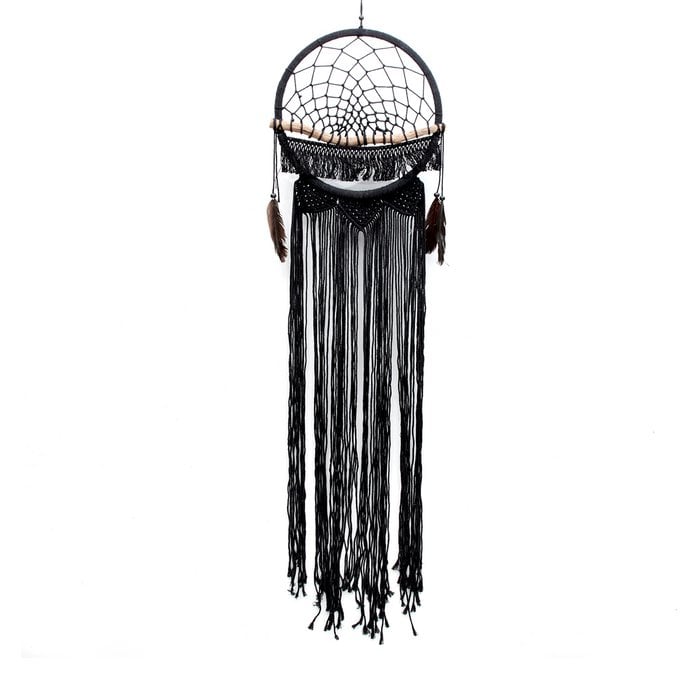 The Macrame Wood Dreamer - Black