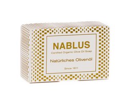 Natural olive oil soap bar, 100g, handmade in Nablus, Palestine.