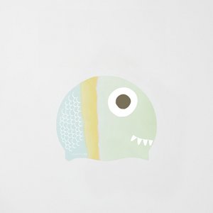 Sunnylife - Kids Swimtime Badmuts Monty the Monster - Groen