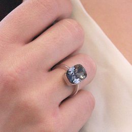 Bague Classic – Argenté et Noir