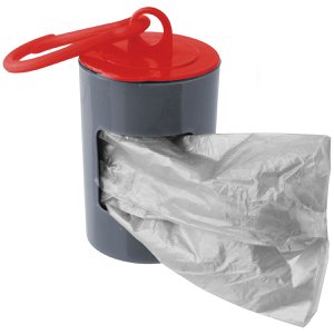 Poepzakhouder en 2 rollen van elk 20 zakjes Fackelmann