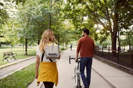 Fluf - Zipper Lunch Grey/Yellow